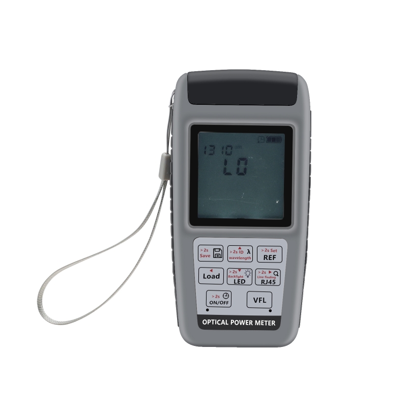 FUJITOMO D4 OPM 4 in 1 Optical Fibre Power Meter OPM +10MW 650nm VFL +LED Light+ RJ45 Tester for Ftth Fiber Optic Cable Tester