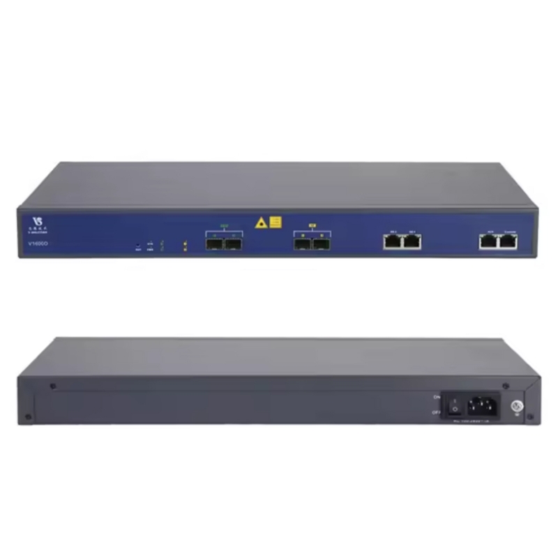 V-Sol OLT V1600D 2GE + 2 SFP插槽独立接口2*10/100/1000M自动协商RJ45光纤网络设备