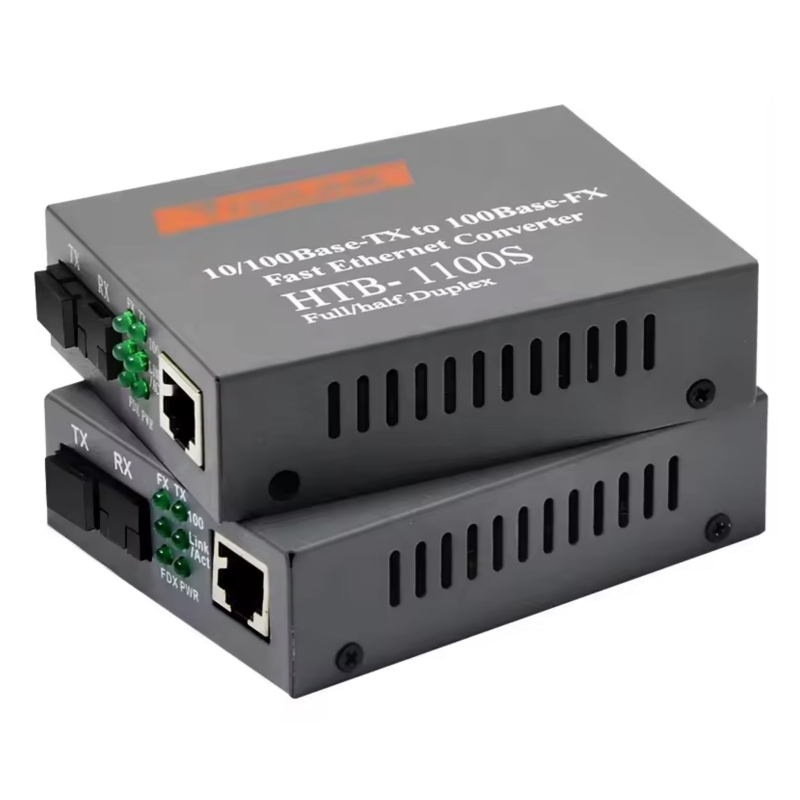 Netlink HTB-1100S 月/100 M 单模 1310nm 1550nm HTB-1100S 月千米 rj45 光纤收发器