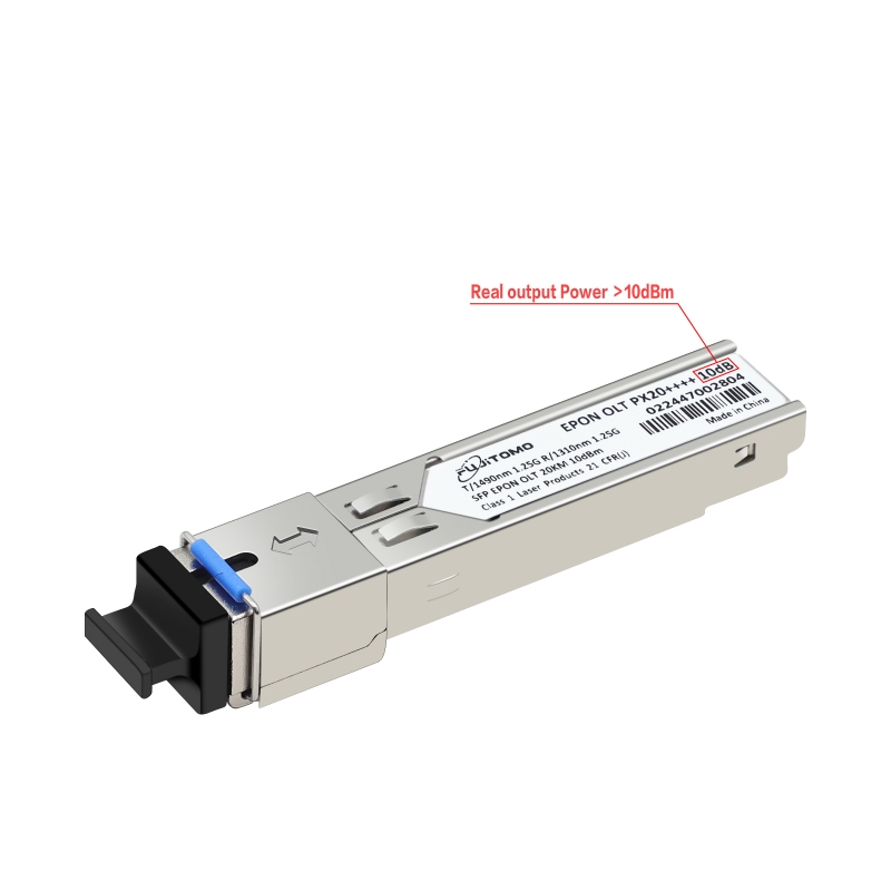 OLT SFP 20KM SC Optical Transceiver Module 9db 10dB 2.5G SFP 20KM SC GPON OLT PON FTTH Fiber Optic Transceivers Epon Gpon SFP