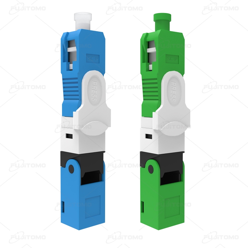 FTTH ESC250D SC/APC SC/UPC单模光纤快速现场组装Fibra Optica Monomodo Rapido快速连接器ESC250D